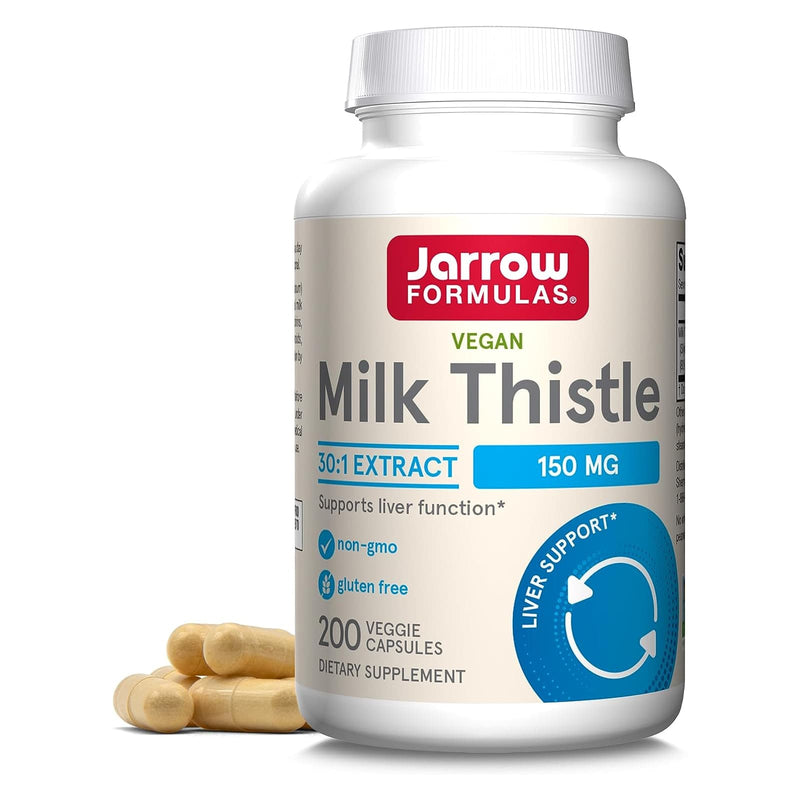 Jarrow Formulas Standardized Milk Thistle 150 mg 200 Veggie Caps