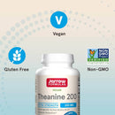 Jarrow Formulas Theanine 200 200 mg 60 Veggie Caps - DailyVita