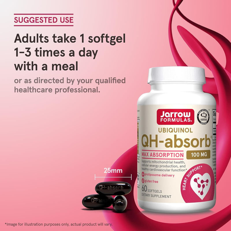 Jarrow Formulas 泛醇QH-ABSORB 100 mg 60软胶