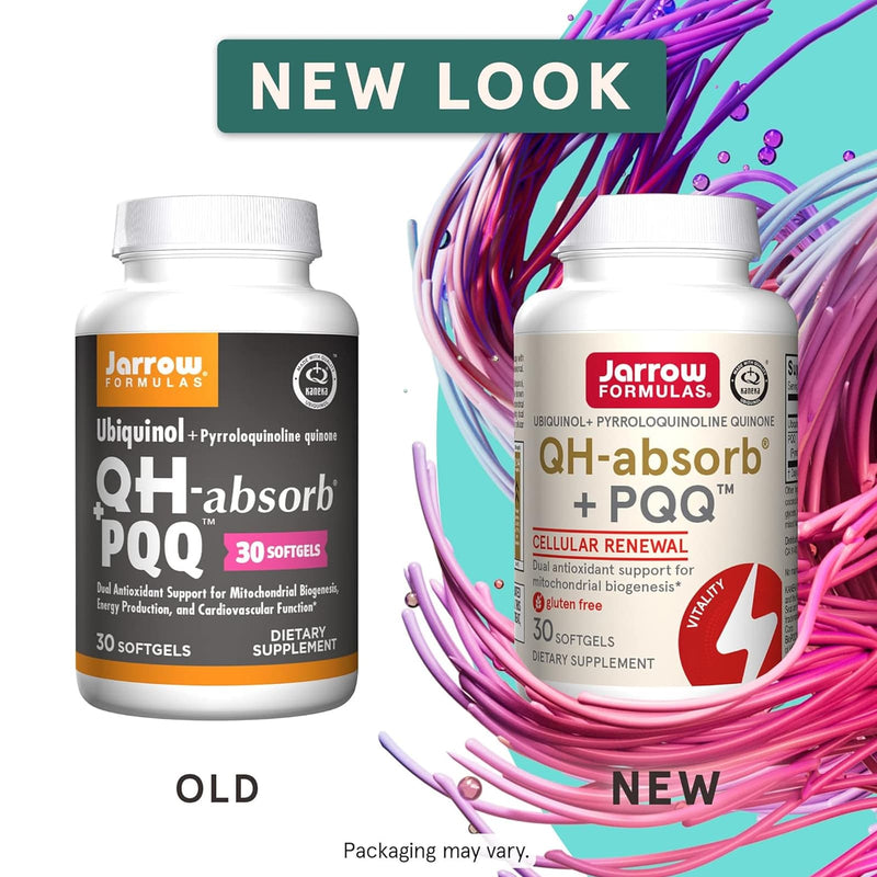 Jarrow Formulas Ubiquinol QH-Absorb + PQQ 30 Softgels