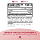 Jarrow Formulas Ubiquinol QH-Absorb + PQQ 60 Softgels - DailyVita