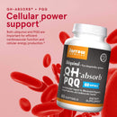 Jarrow Formulas Ubiquinol QH-Absorb + PQQ 60 Softgels - DailyVita