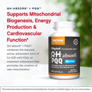 Jarrow Formulas Ubiquinol QH-Absorb + PQQ 60 Softgels - DailyVita
