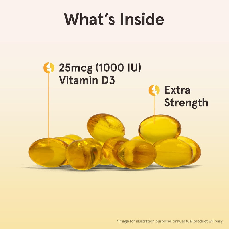 Jarrow Formulas Vitamin D3 Cholecalciferol 25 mcg (1,000 IU) 100 Softgels