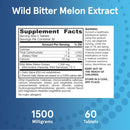 Jarrow Formulas Wild Bitter Melon Extract 750 mg 60 Tablets - DailyVita