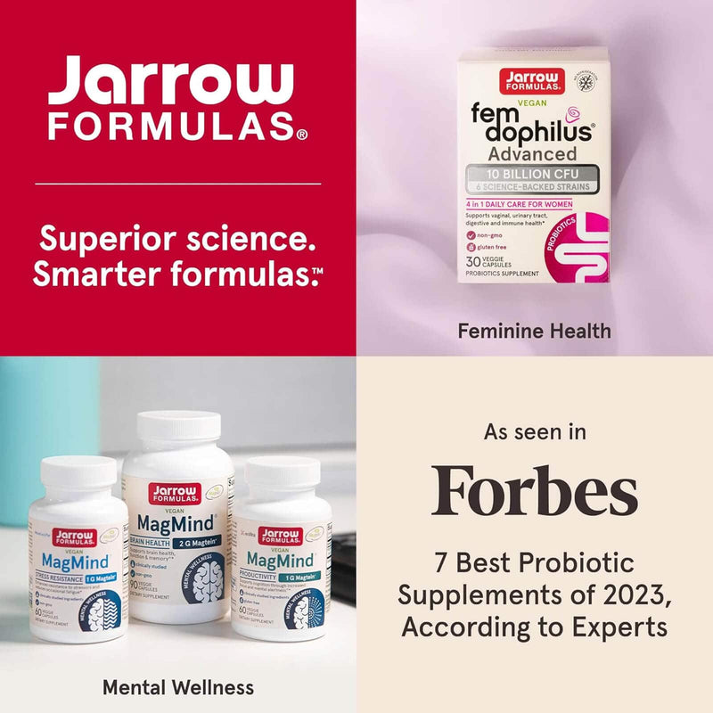 Jarrow Formulas, Fem Dophilus para mujeres, 1 billón de organismos por porción, 30 cápsulas vegetarianas