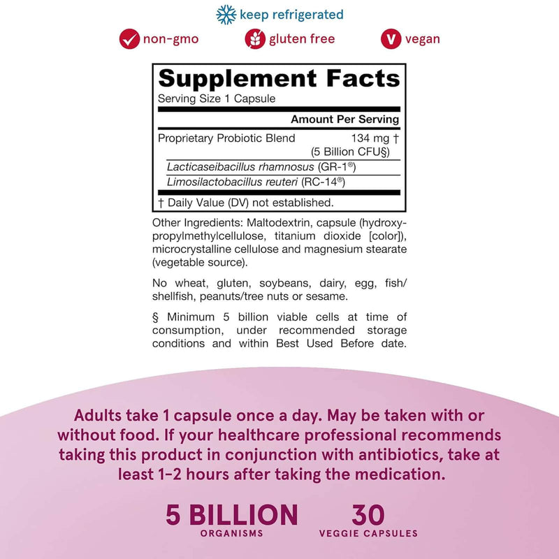 Jarrow Formulas Women's Fem Dophilus 5 Billion Organisms Per Cap 30 Veggie Caps