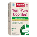 Jarrow Formulas Yum-Yum Dophilus Sugar-Free! Natural Raspberry Flavor,1 Billion Organisms Per 2 Cap 120 Chewable Tablets - DailyVita