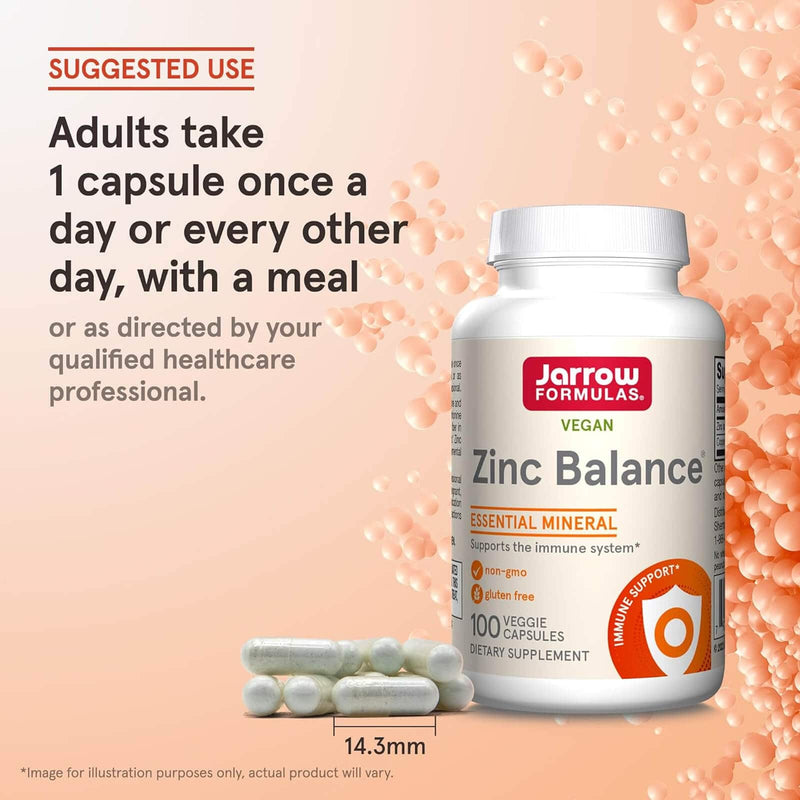 Jarrow Formulas Zinc Balance 100 Veggie Caps