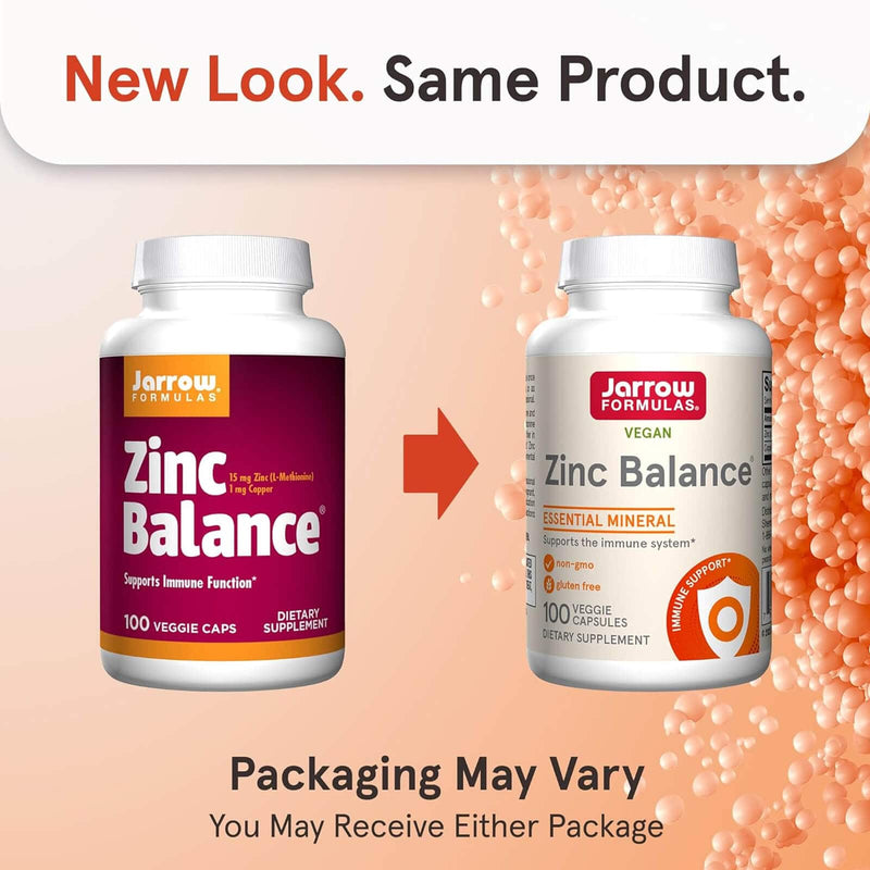 Jarrow Formulas Zinc Balance 100 Veggie Caps