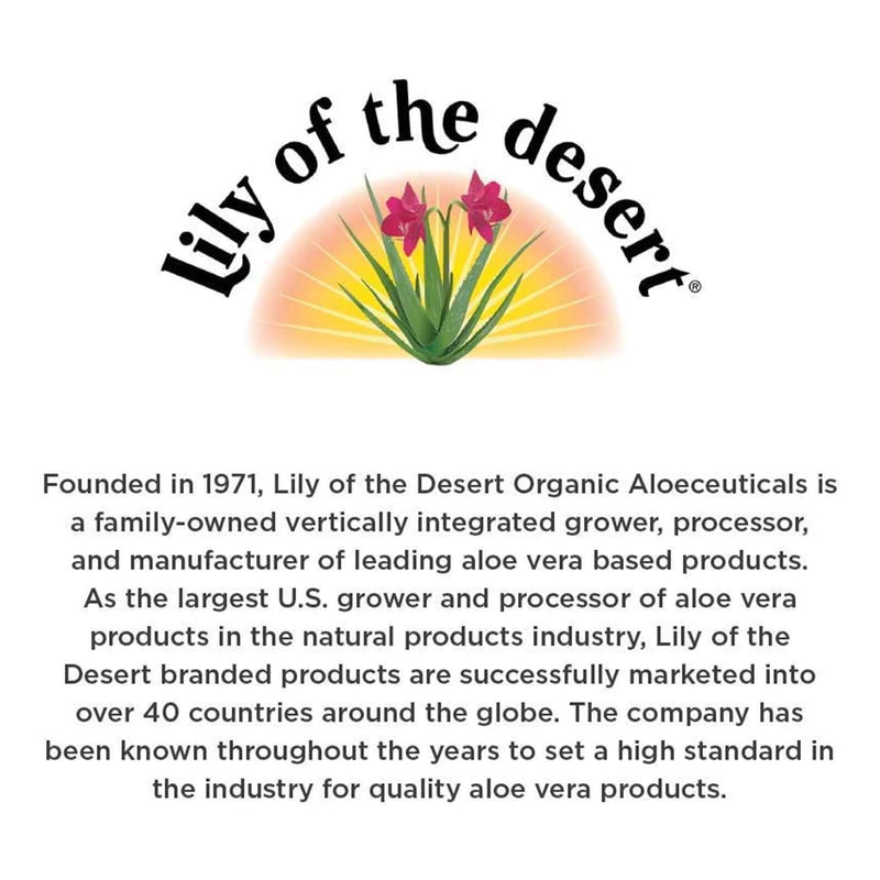 Lily of the Desert Organic Aloe Vera Juice Inner Fillet 32 fl oz