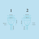 Lunette Menstrual Cup Clear Size 2 - DailyVita