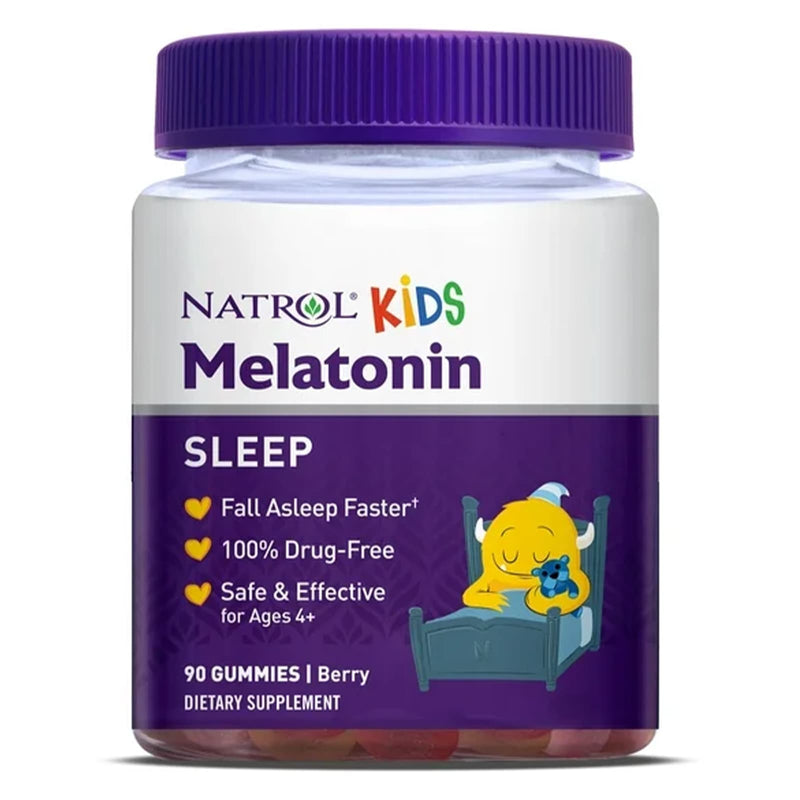 Natrol Kids Melatonin Sleep Aid 1mg Gummies Berry - 90 Ct - DailyVita