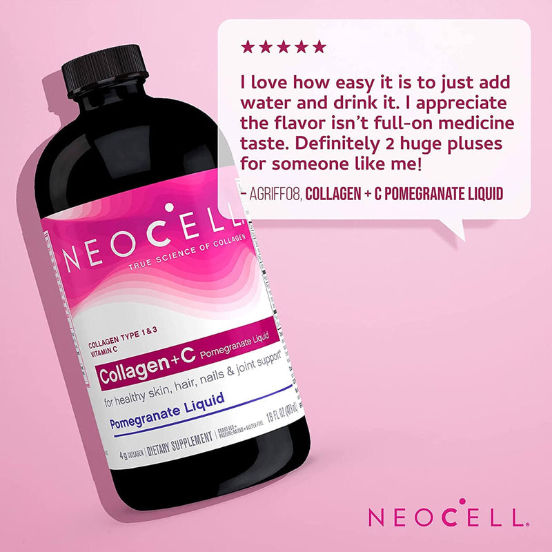 NeoCell Super Collagen + C Liquid 16 oz (Pomegranate)