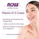 NOW Foods Vitamin D-3 Cream 4 fl oz - DailyVita