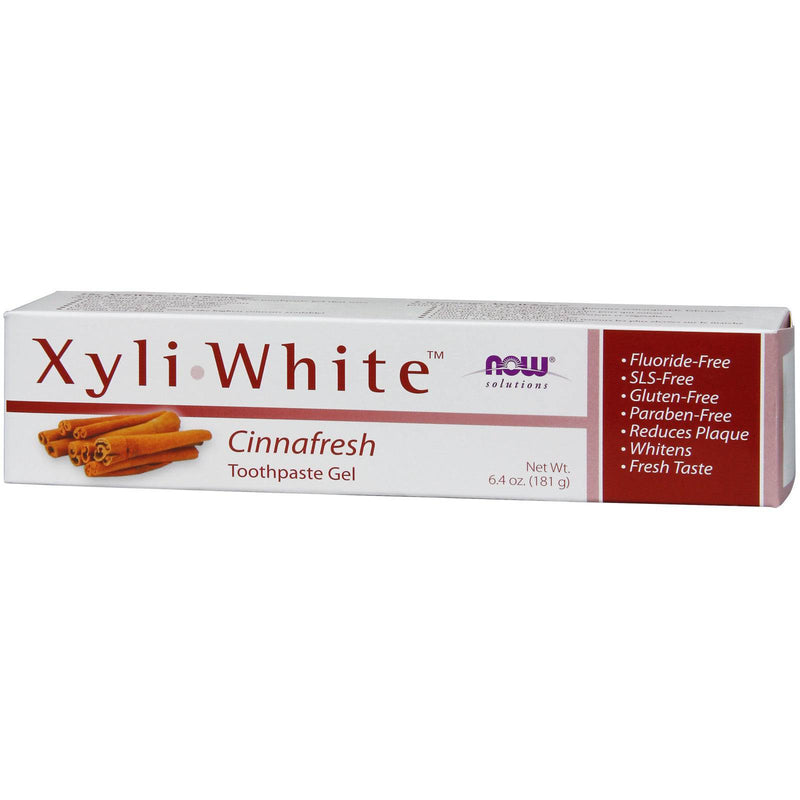 NOW Foods Xyliwhite Cinnafresh Toothpaste Gel 6.4 oz