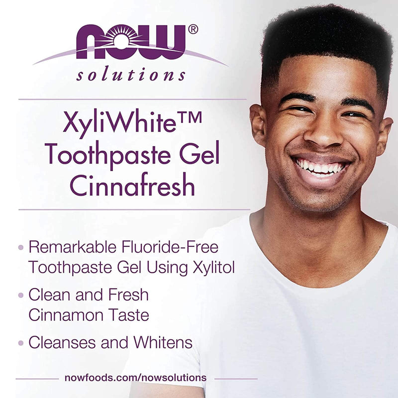 NOW Foods Xyliwhite Cinnafresh Toothpaste Gel 6.4 oz