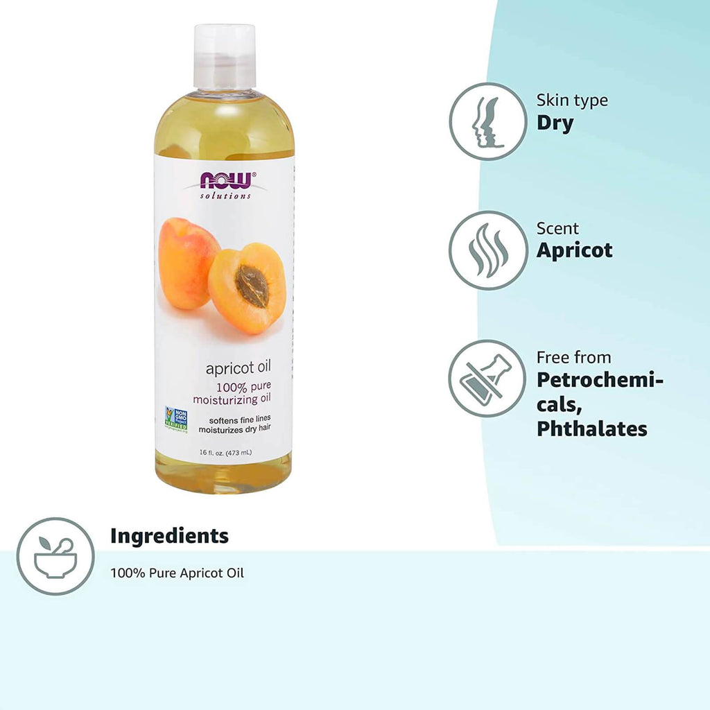 NOW Foods Apricot Kernel Oil 16 fl oz - DailyVita