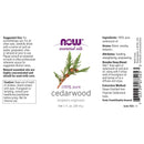 NOW Foods Cedarwood Oil 1 fl oz - DailyVita