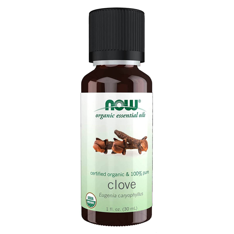 NOW Foods Clove Oil Organic 1 fl oz