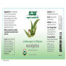 NOW Foods Eucalyptus Globulus Oil Organic 4 fl oz - DailyVita