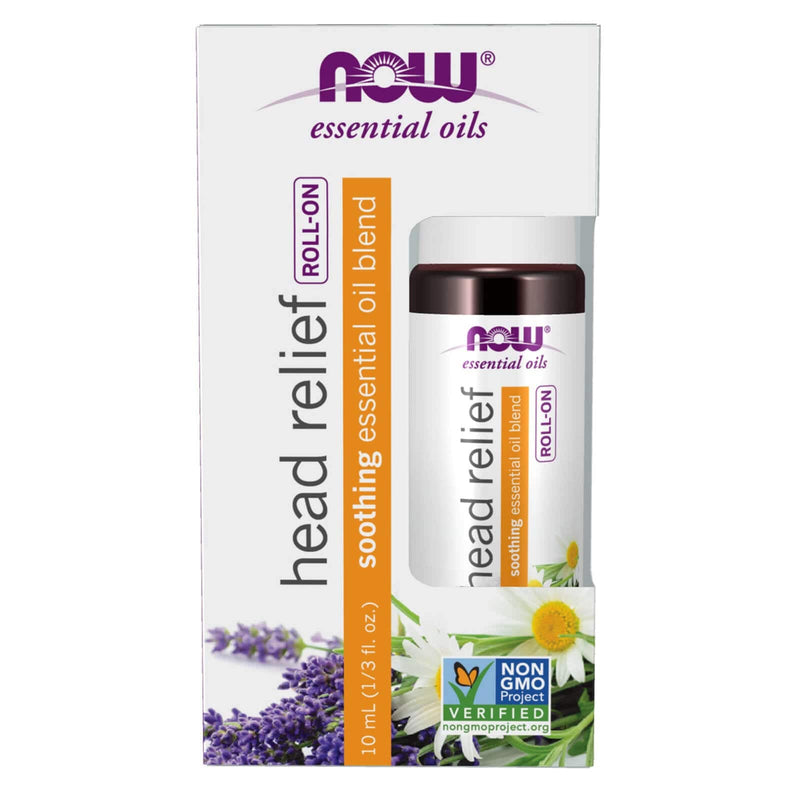 NOW Foods Head Relief Essential Oil Blend Roll-On 10 mL