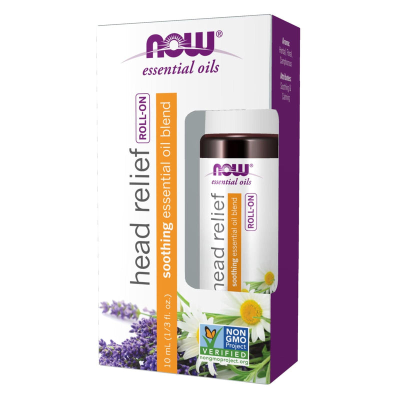 NOW Foods Head Relief Essential Oil Blend Roll-On 10 mL