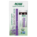 NOW Foods Lavender Essential Oil Blend Organic Roll-On 10 mL - DailyVita