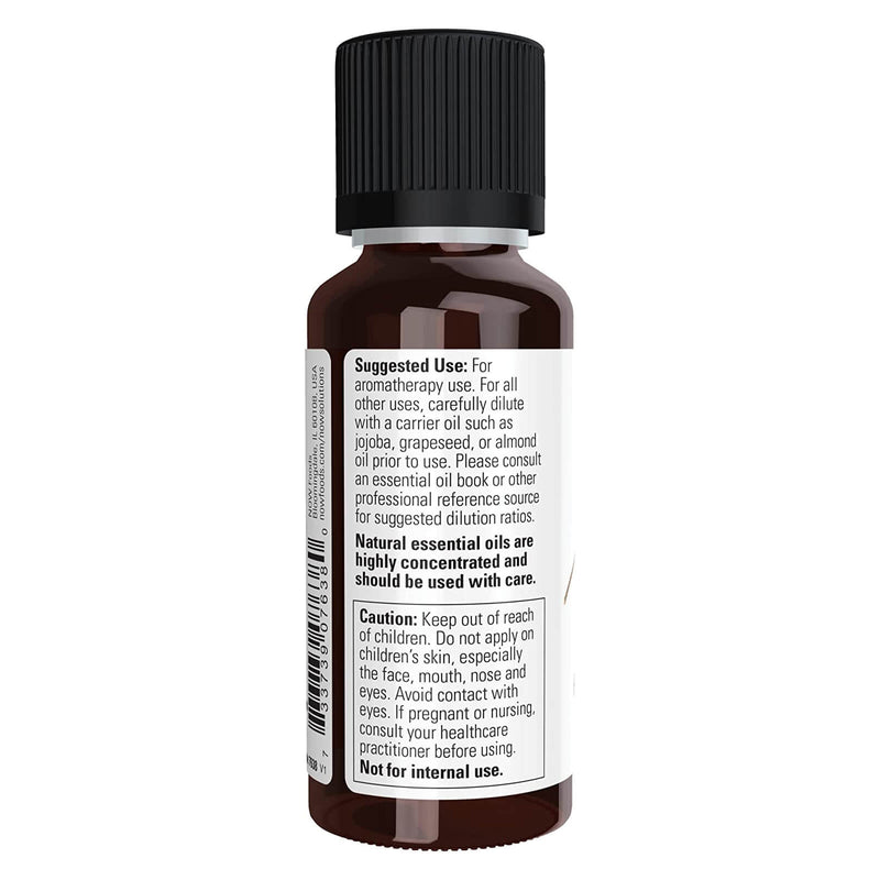 Aceites esenciales NOW, aceite de eucalipto de limón, aroma de aromaterapia refrescante, destilado al vapor, 100% puro, vegano, tapa resistente a los niños, 1 onza