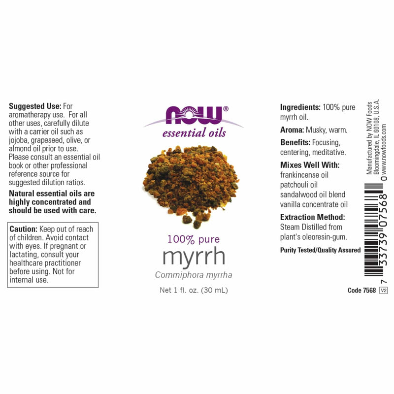 NOW Foods Myrrh Oil 1 fl oz