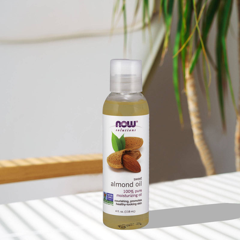 NOW Foods Sweet Almond Oil 4 fl oz