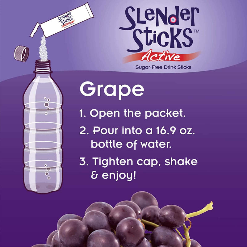 NOW Foods Active Grape Slender Sticks 12/Box