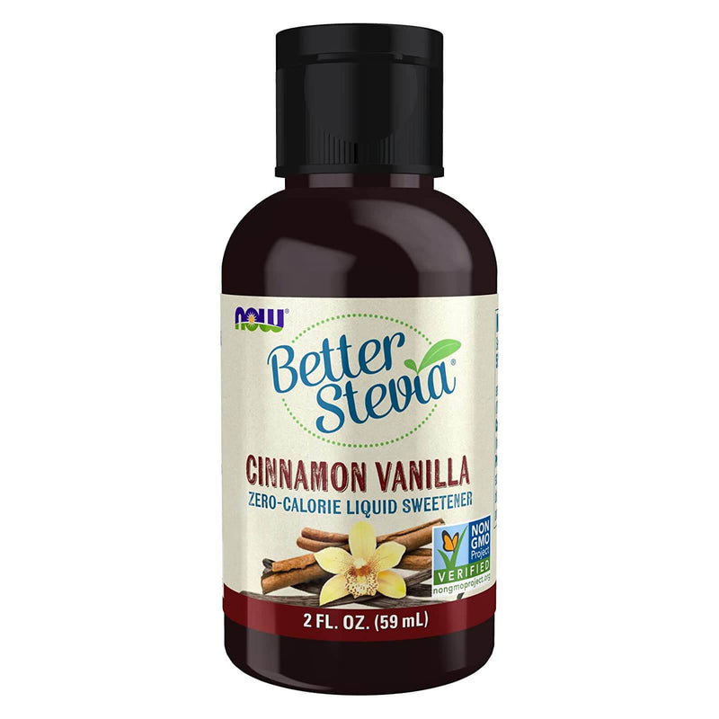 NOW Foods BetterStevia Cinnamon Vanilla 2 fl oz