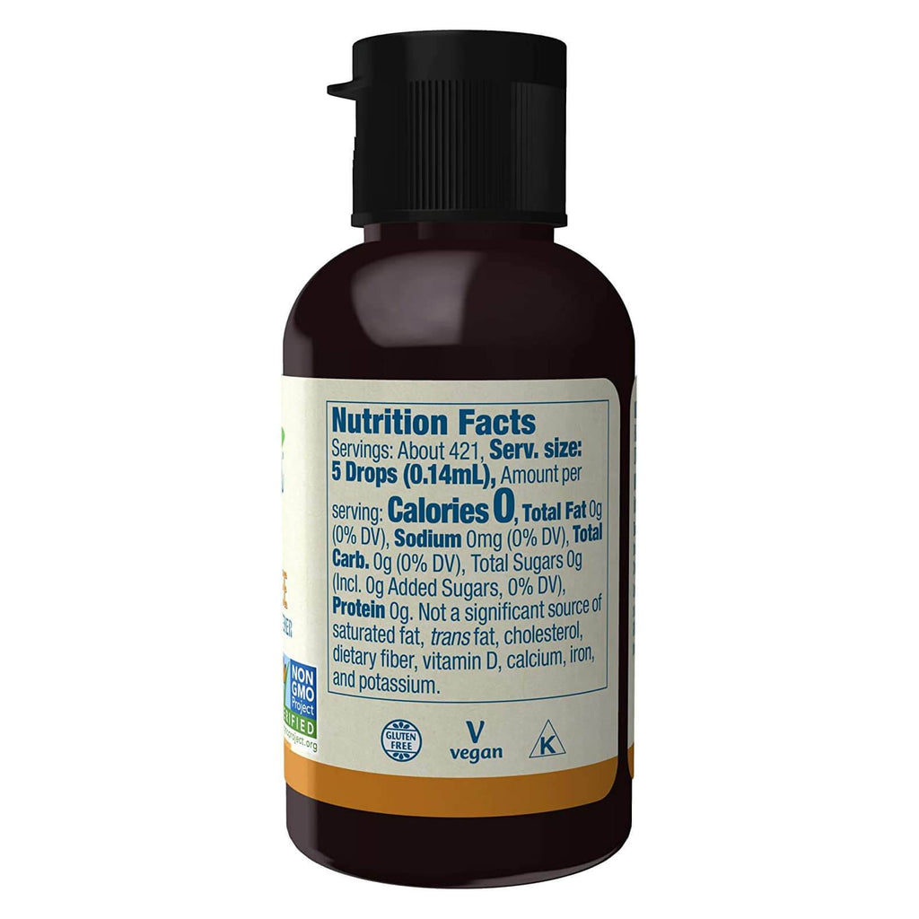 NOW Foods BetterStevia English Toffee 2 fl oz - DailyVita