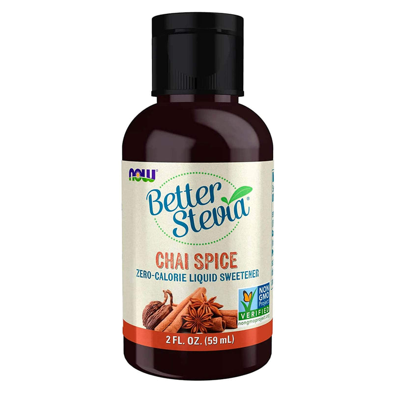 NOW Foods BetterStevia Liquid Chai Spice 2 fl oz