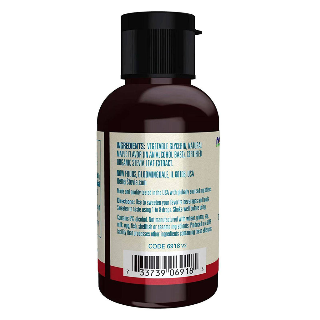 NOW Foods BetterStevia Liquid Maple 2 fl oz - DailyVita