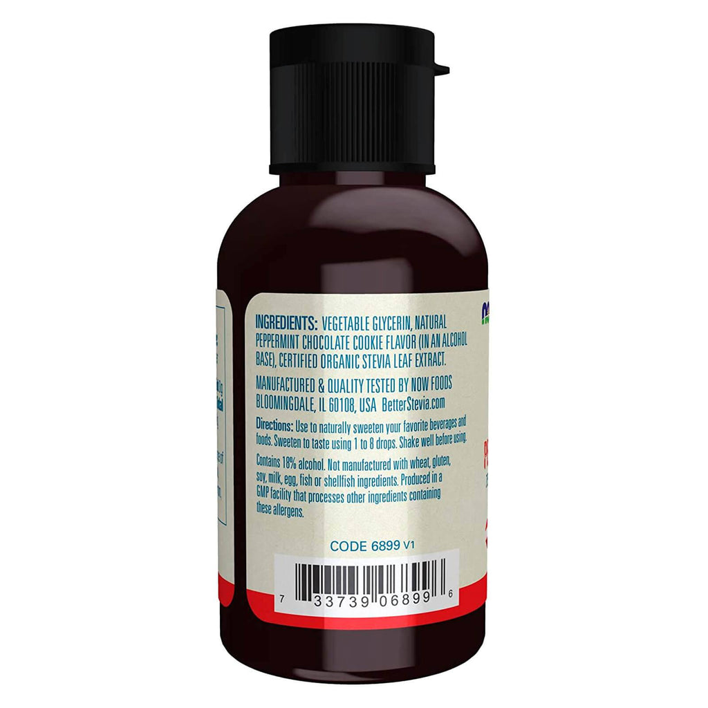 NOW Foods BetterStevia Liquid Peppermint Cookie 2 fl oz - DailyVita