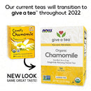 NOW Foods Chamomile Tea Organic - DailyVita