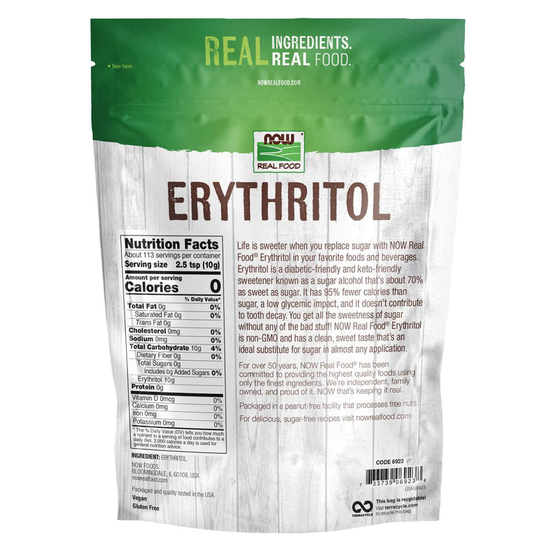 NOW Foods Erythritol 2.5 lbs