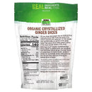NOW Foods Ginger Dices Crystallized & Organic 16 oz - DailyVita