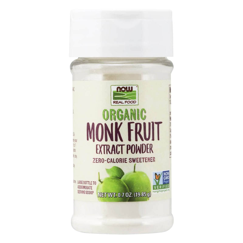 NOW Foods Monk Fruit Extract Organic 0.7 oz Powder