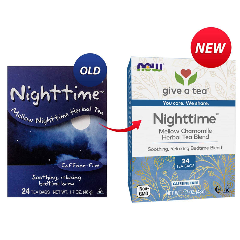 NOW Foods Nighttime Tea 24 Tea Bags