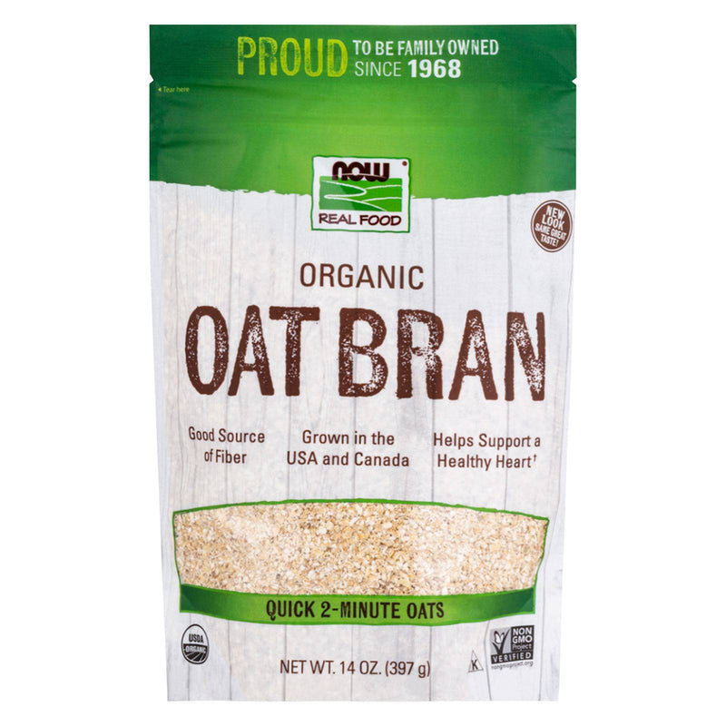 NOW Foods Oat Bran Organic 14 oz