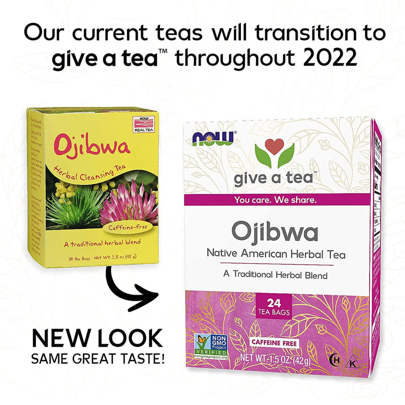 NOW Foods Ojibwa Tea 24 Tea Bags