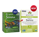 NOW Foods Senna Tea Organic 24 Tea Bags - DailyVita