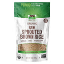 NOW Foods Sprouted Brown Rice Organic 16 oz - DailyVita