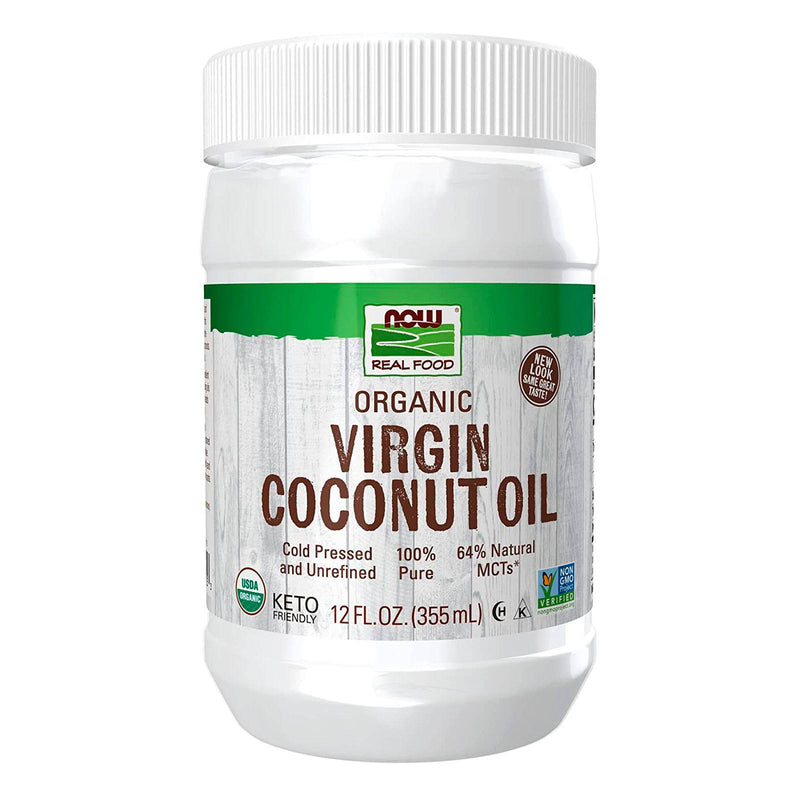 NOW Foods Virgin Coconut Cooking Oil Organic 12 fl oz