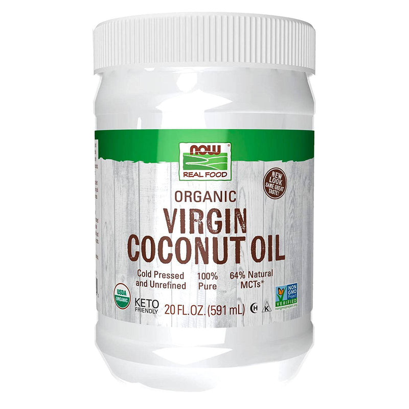 NOW Foods Virgin Coconut Cooking Oil Organic 20 fl oz