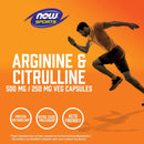 NOW Foods Arginine & Citrulline 500 mg / 250 mg 120 Veg Capsules - DailyVita