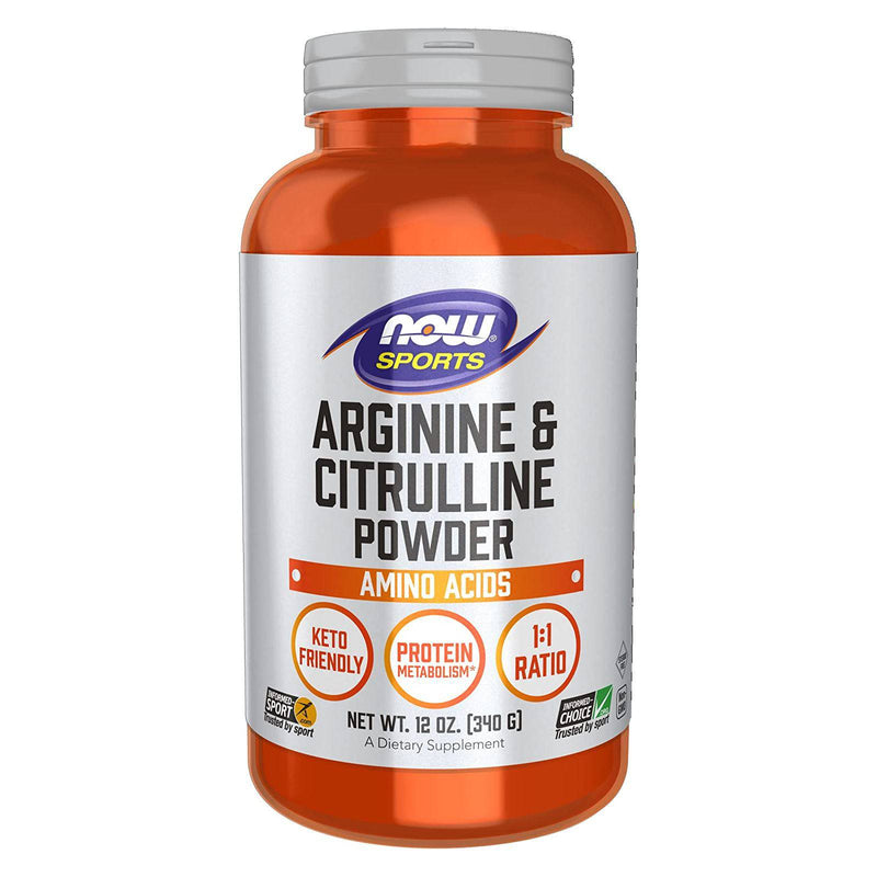 NOW Foods Arginine & Citrulline Powder 12 oz